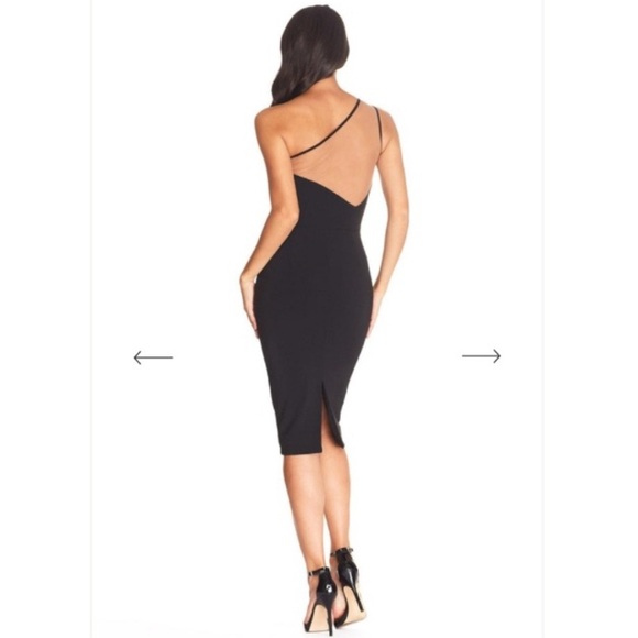 Dress the population Black Rayna Midi Dress NWT XS - Picture 2 of 11